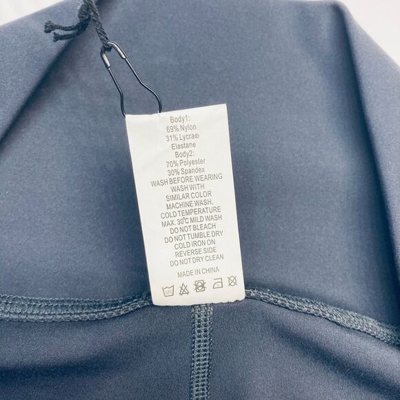 ZYIA Neon Yellow Parallel Luxe‎ High Rise 7/8 24” leggings Size 12 NWT - Picture 7 of 13